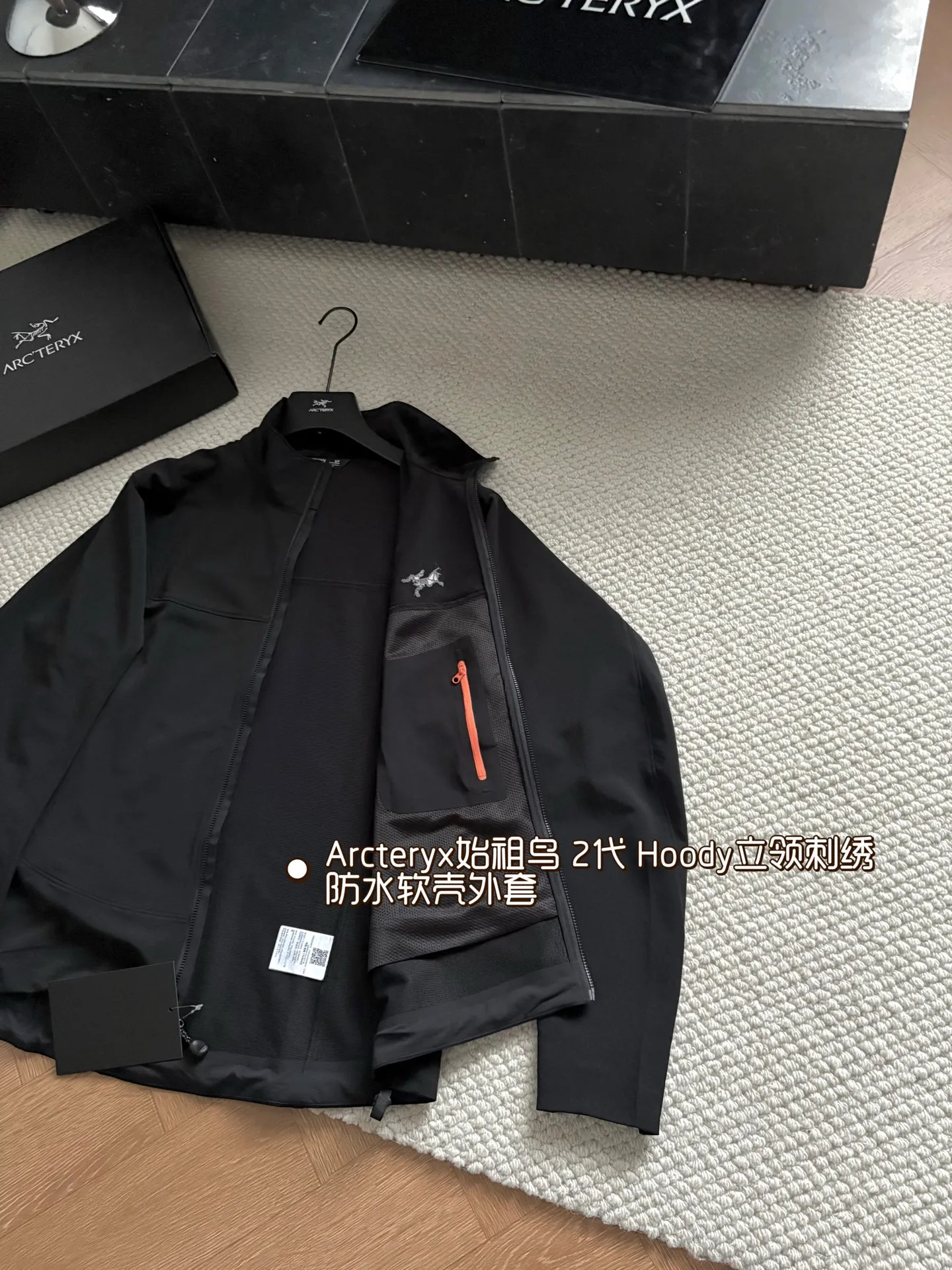 hoody #Black ARC'TERYX 2 Hoody Arcteryx GAMMA JACKET Logo Size：s-xxl